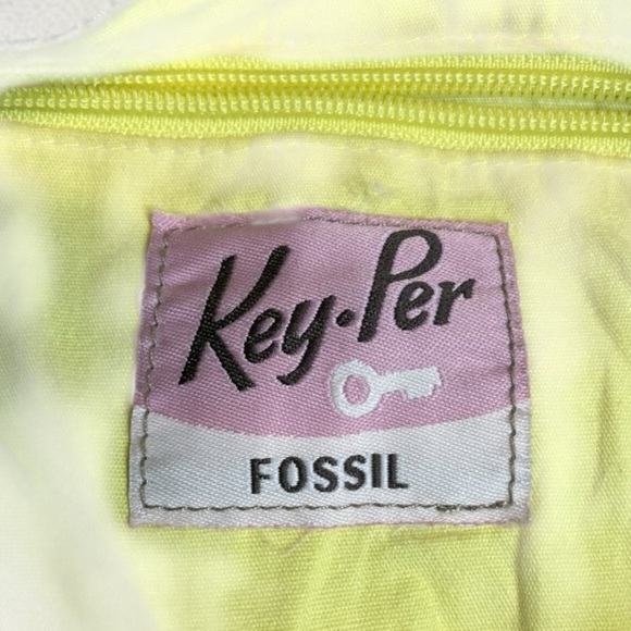 Vintage Fossil Women’s Key-Per Green Quilted Tote/Shoulder Bag - Picture 2 of 5